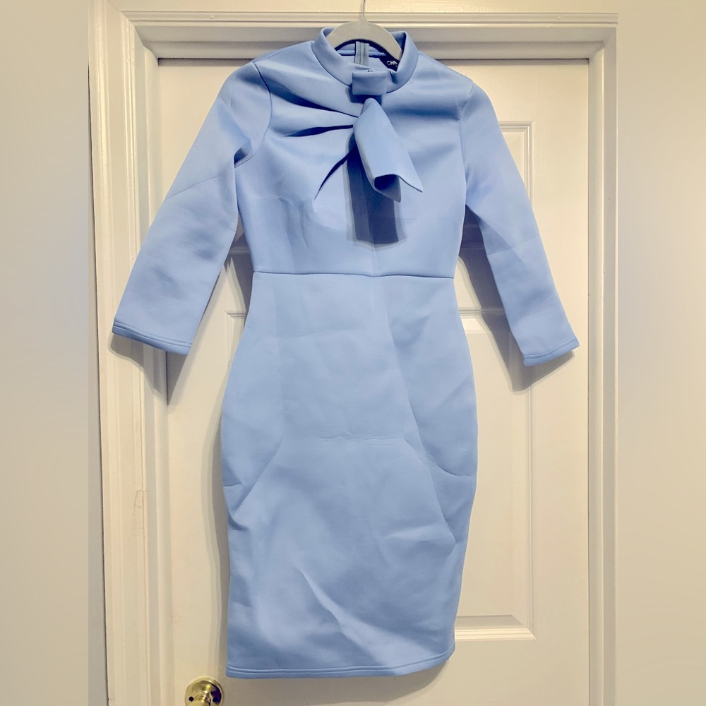 CHIC ME SCUBA MIDI DRESS SZ S NWOT